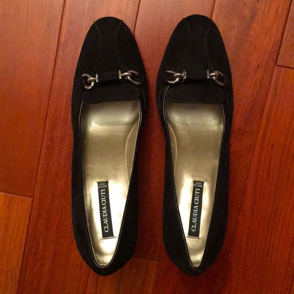 Claudia Ciuti Shoes - Black suede Claudia Ciuti heels